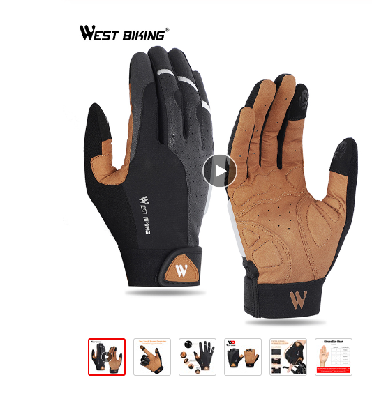 West rider cycling gloves all refer to suspension antiskid motorcycle bicycle gloves long refers to the spring and autumn winter touch screen
