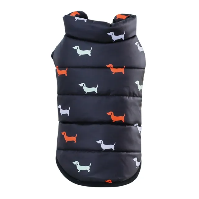 Small and medium pet cotton coat Black - Shop at LoveMi