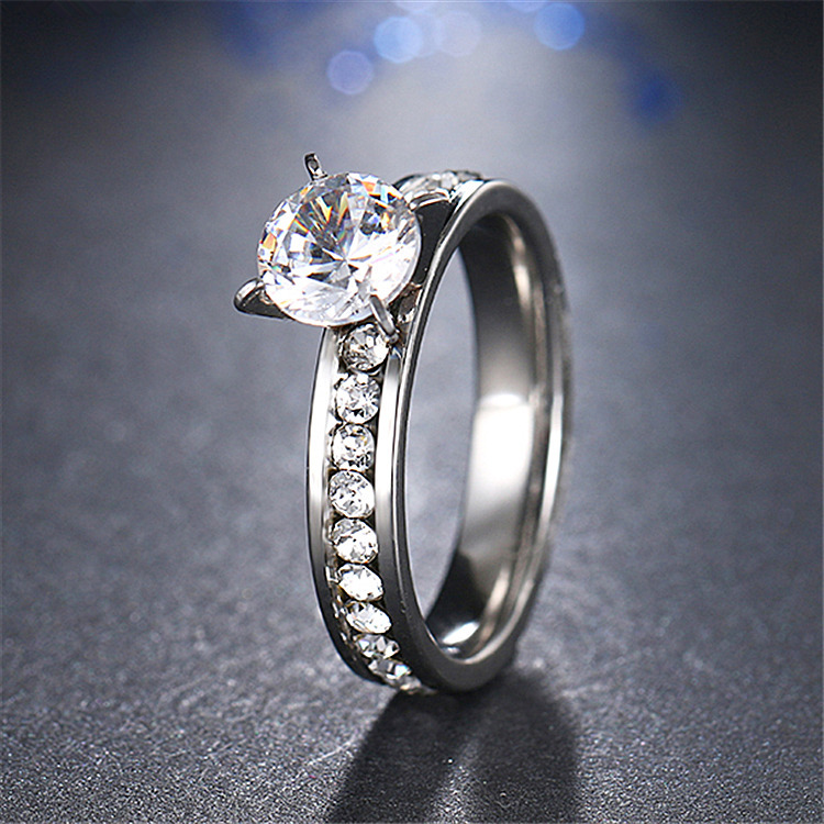 Fashion design full diamond ring