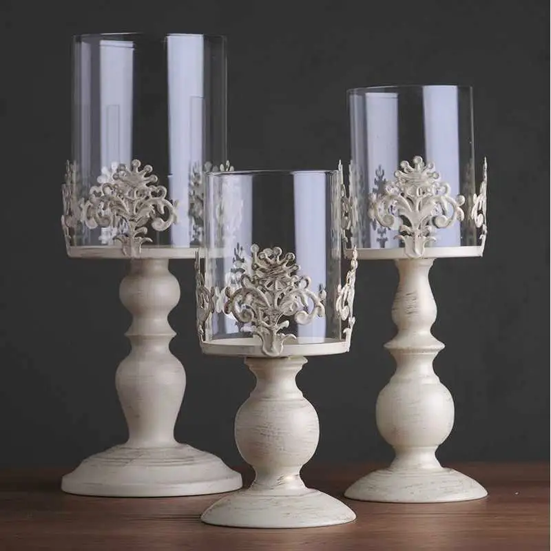 Strongwell Candle Holder Cube Stand Candlestick Metal Base Decoration