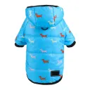 Blue Puppy Print