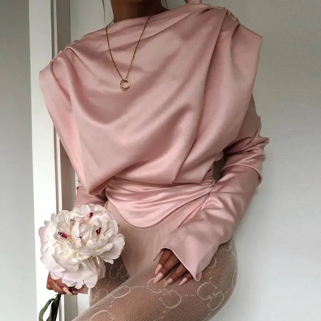 Skinny Top Shirt Pink - Shop at LoveMi