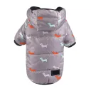 Grey Puppy Print