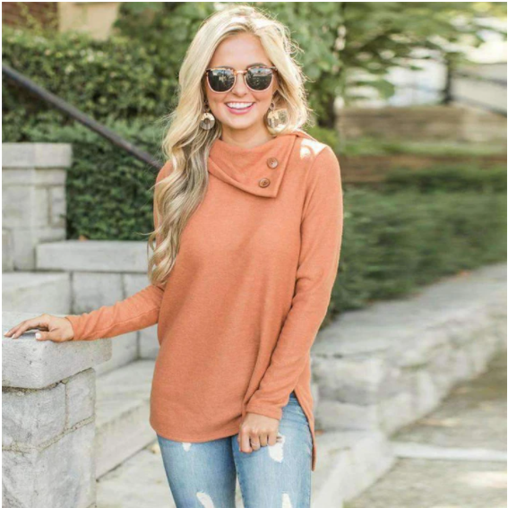 Long sleeve knitted bottoming shirt