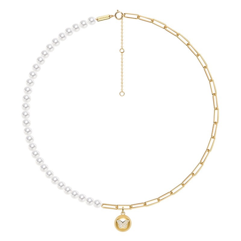 Micro Crystal Diamond Meteor Necklace