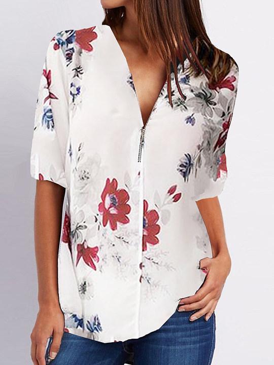 New loose plus size shirt ladies