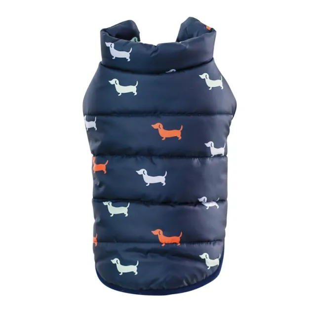 Small and medium pet cotton coat Dark Blue - Shop at LoveMi