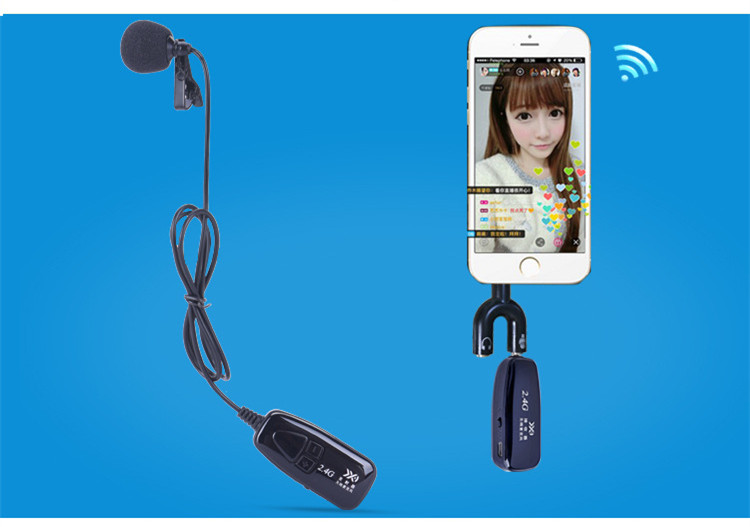 2.4G lavalier wireless microphone live broadcast - Image 2