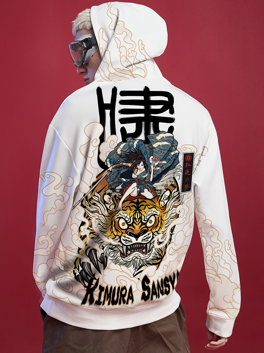 Kimura three she tiger roar hoodie