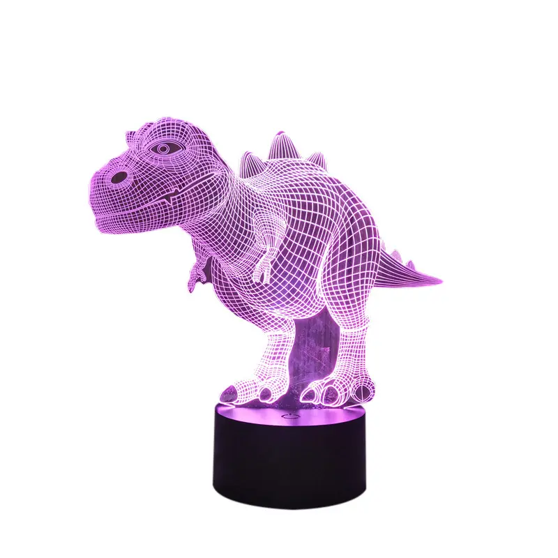 Colorful 3D Night Light Dinosaur Tyrannosaurus Rex