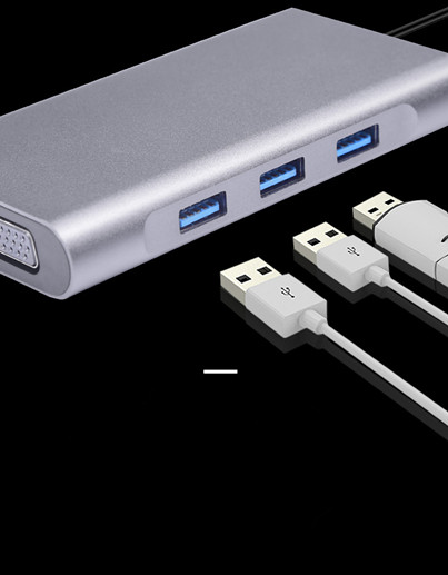 Compatible with Apple, MacBook docking hub PD power bank - Image 5