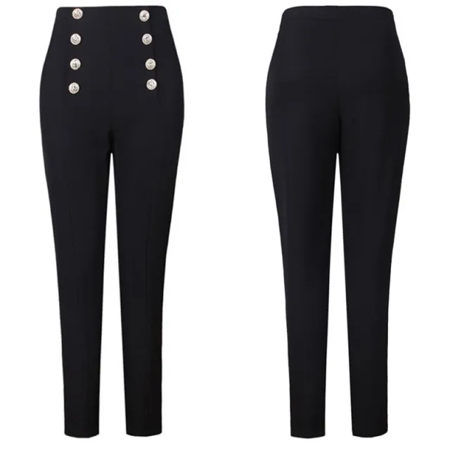 Double breasted pants Black - Shop at LoveMi