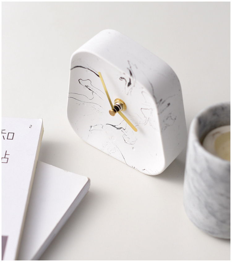 Alien Cement Clock
