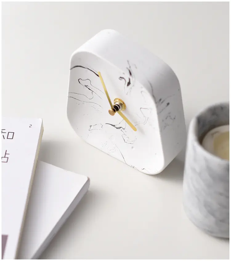 Alien Cement Clock