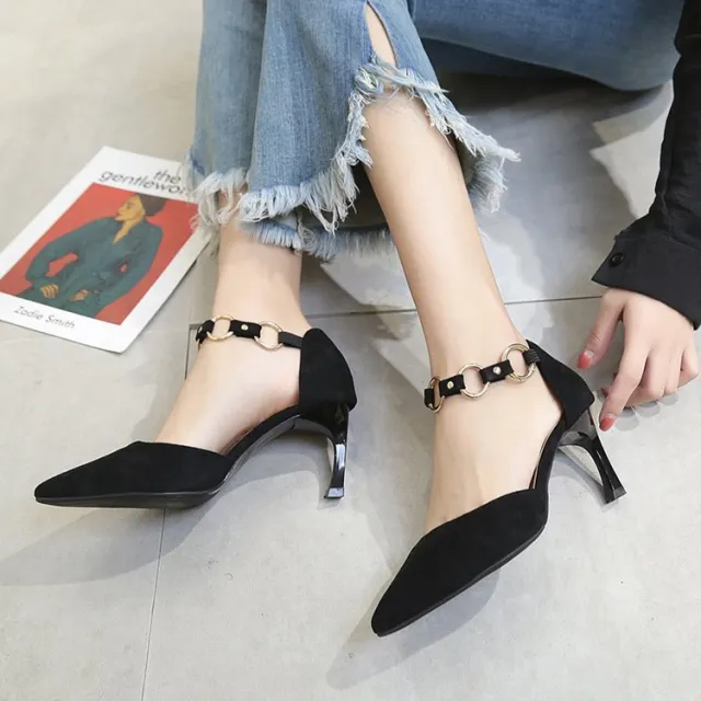 Pointed stiletto high heels Black - Shop at LoveMi