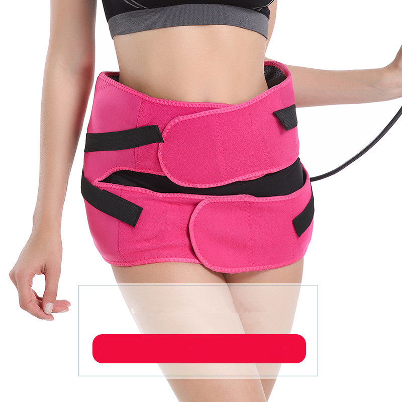 Pneumatic abdomen belt to correct and restore pelvic belt