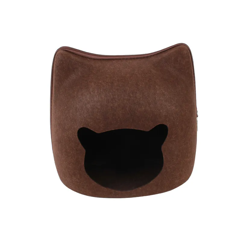 Deep sleep litter cat bed - Brown