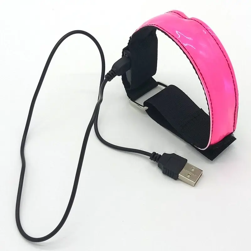 Luminous running arm belt