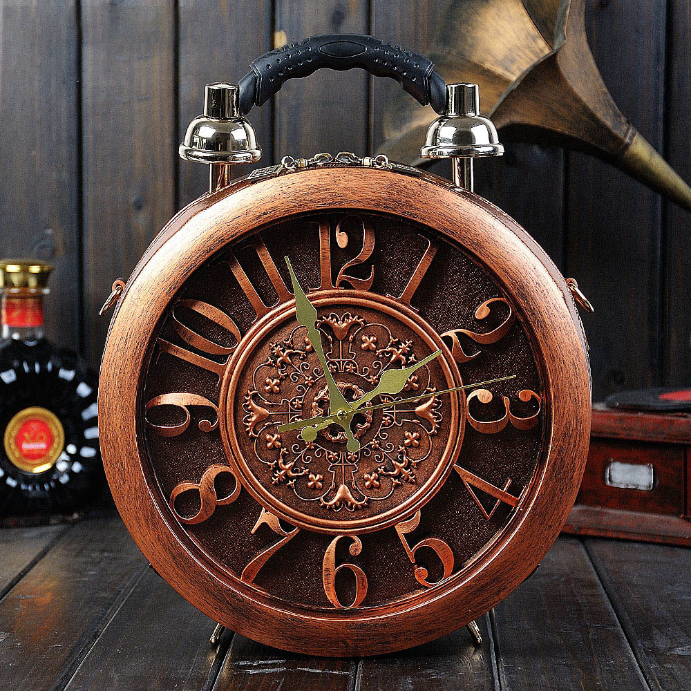 Alarm clock shoulder bag