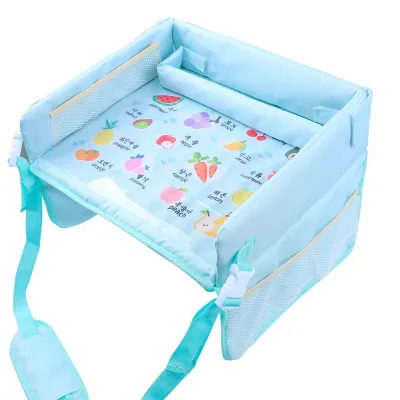 Car baby safety seat tray child car storage table