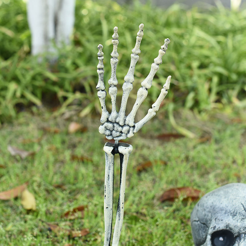 Artificial human bone head decoration