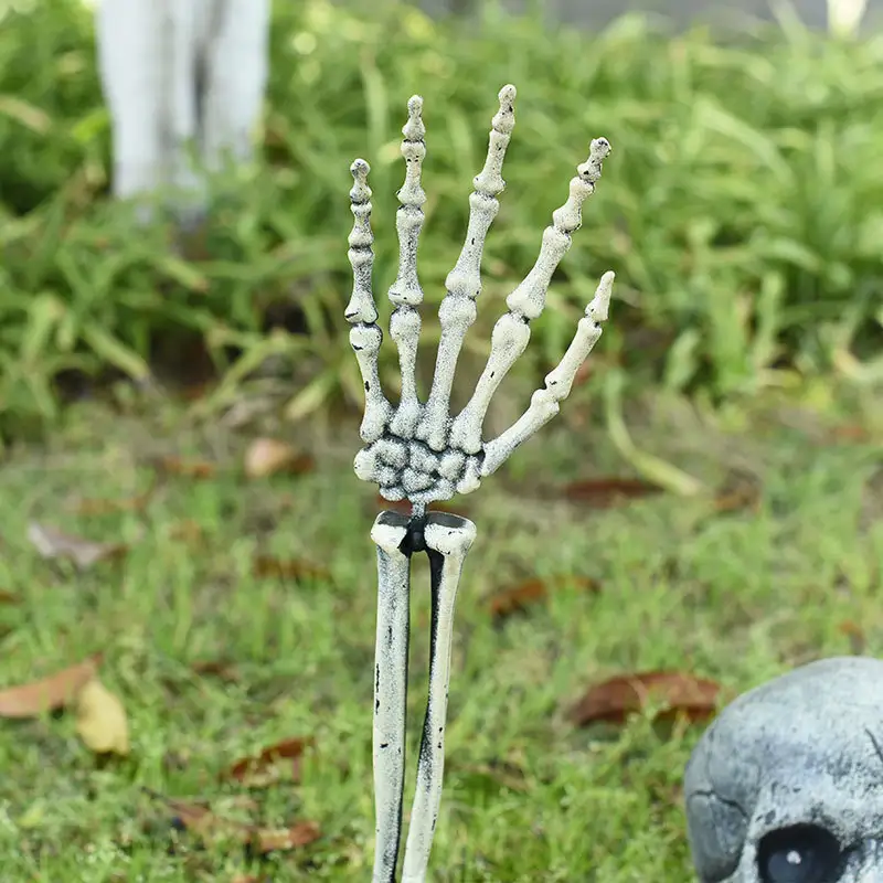 Artificial human bone head decoration