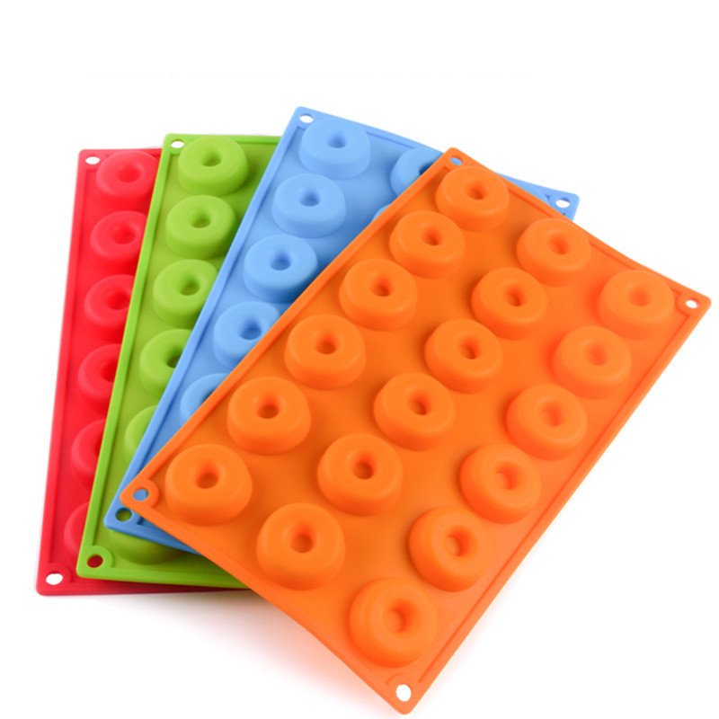 Silicone 18 doughnut mould