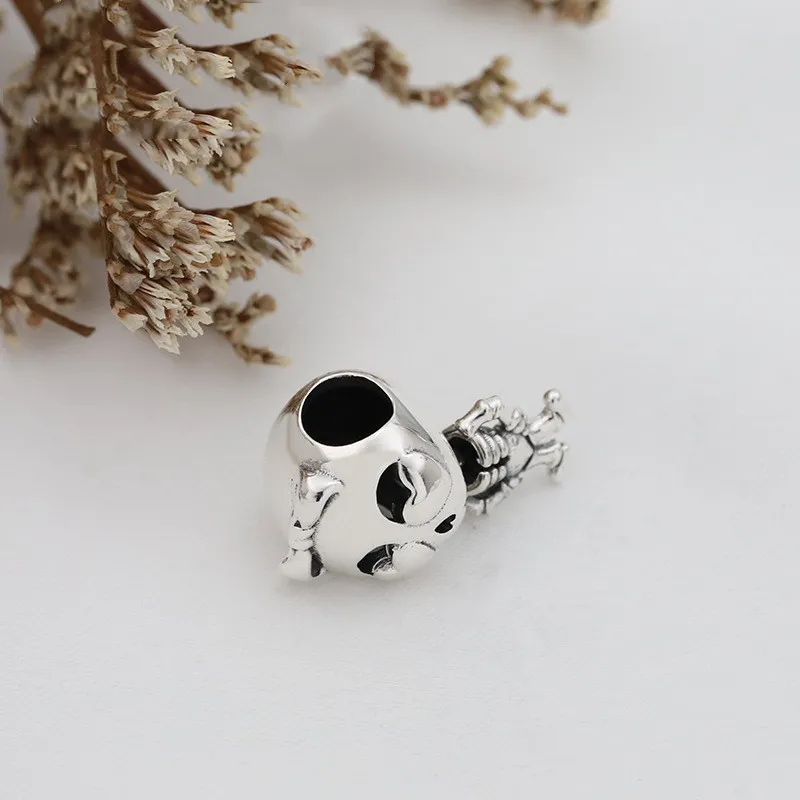Skull girl love eye beaded diy beads