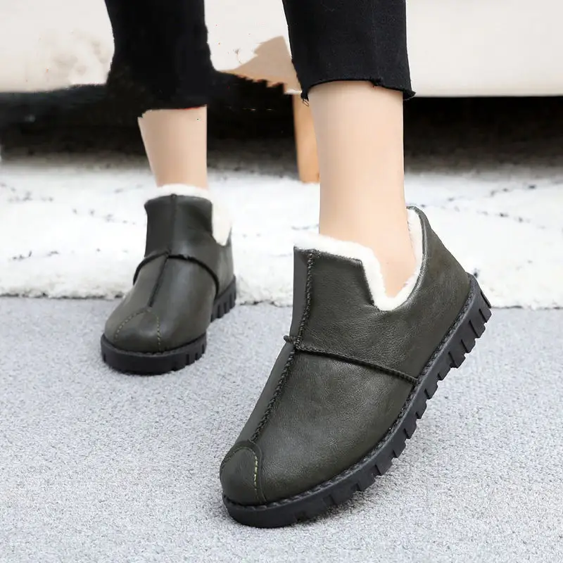 Plus fleece snow boots