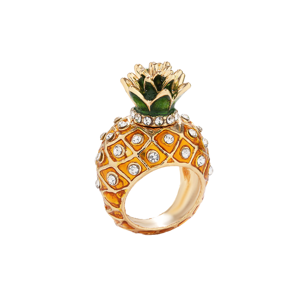 Retro distressed metal ring color resin ring