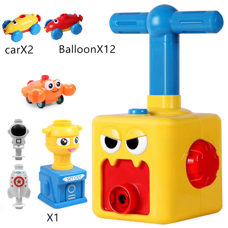 Power Balloon Launch Tower Toy Puzzle – A Yellow