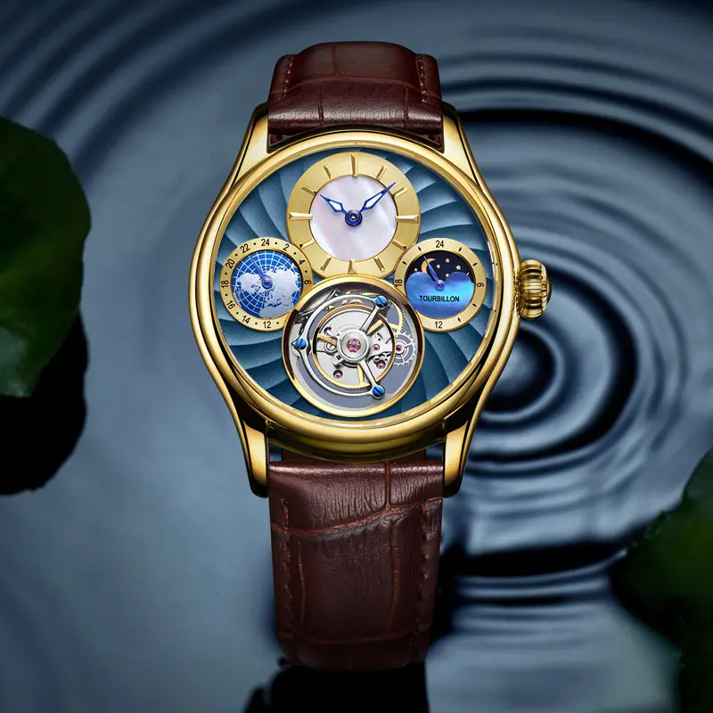 Hollow automatic men's business mechanical watch