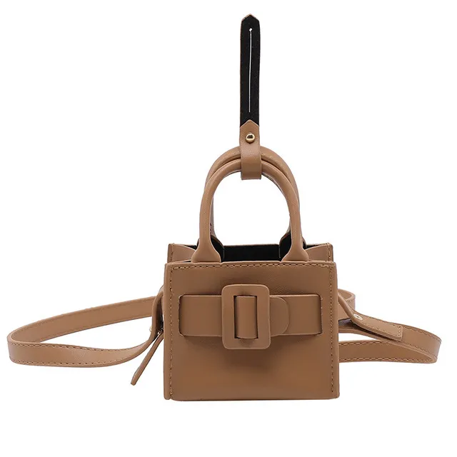 All match small square bag Khaki - Shop at LoveMi