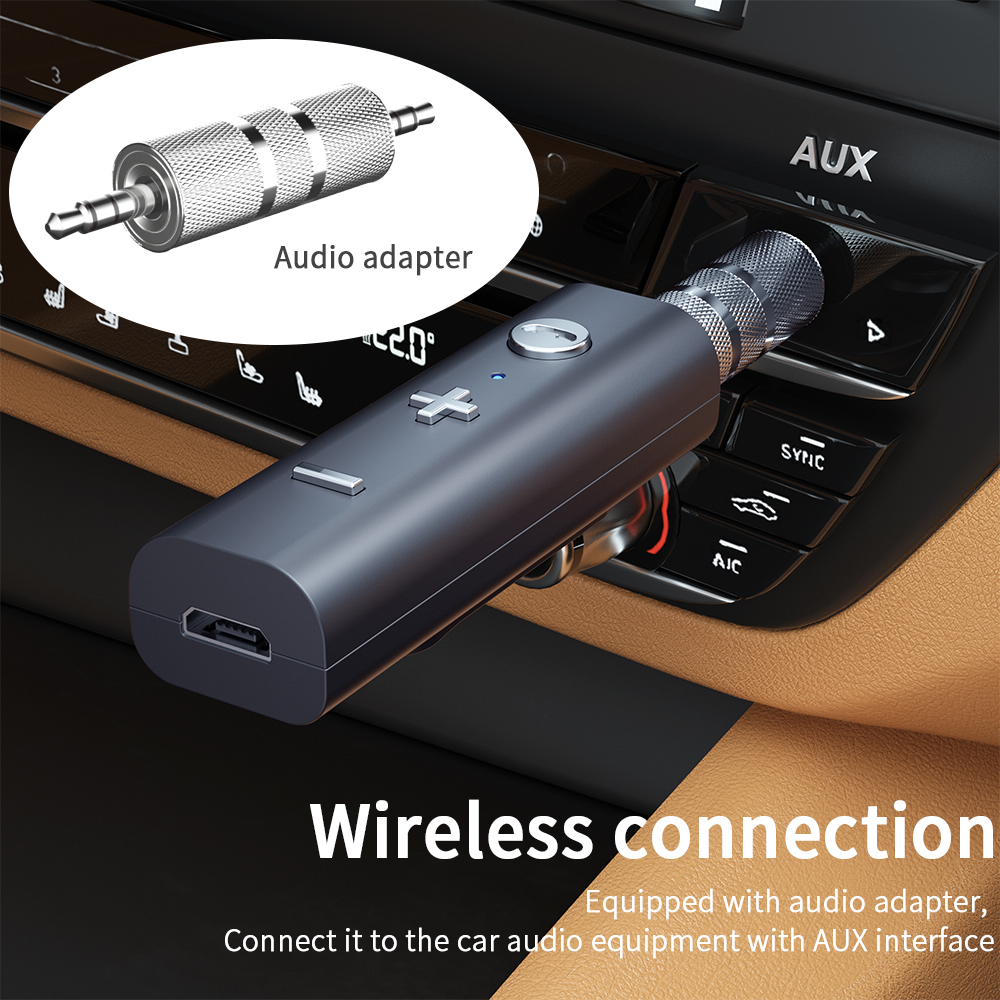 Essager Bluetooth 5.0 Receiver For 3.5mm Jack Earphone Wireless Adapter - Image 3