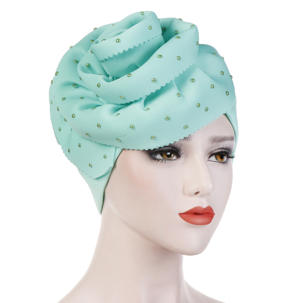 Ceramic flower large flower hat space cotton toe cap