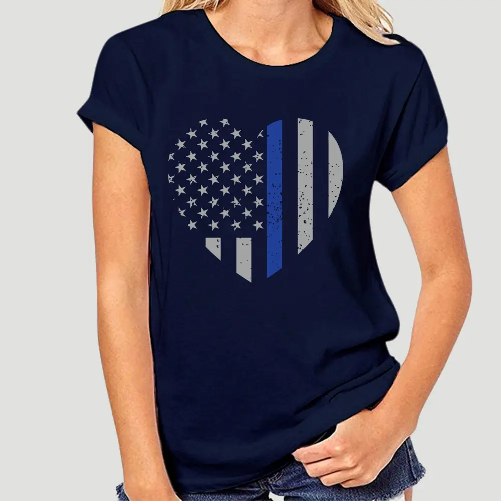 Printed round neck short sleeves