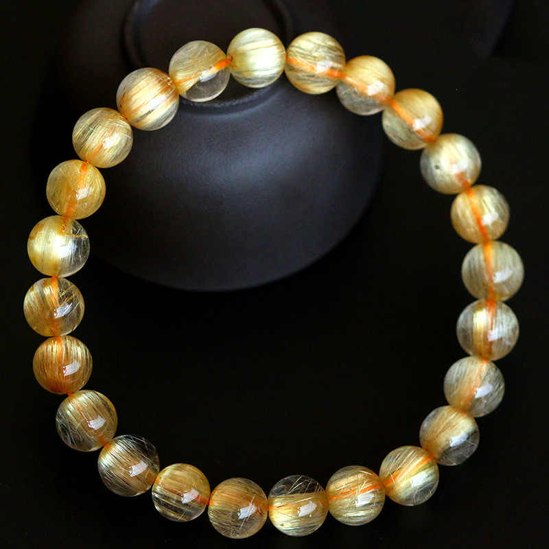 Natural Rutilated Bracelet
