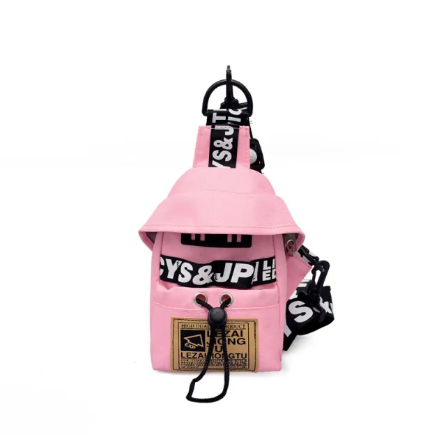 Canvas messenger bag Pink - Shop at LoveMi