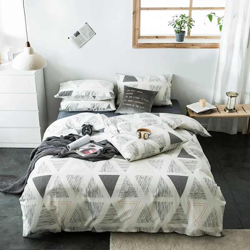 Check cotton bedding - 2 Style