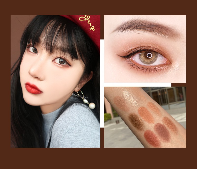 Mousse mist velvet eyeshadow palette Brown - Shop at LoveMi