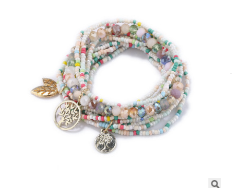 Multilayer Rice Bead Bracelet Bohemian Bracelet Bracelet