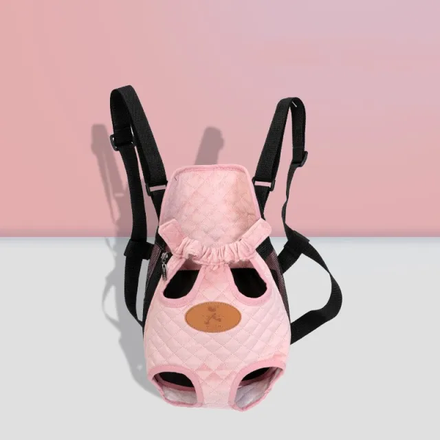 Portable cat backpack for spring outing Coral Powder - Shop at LoveMi