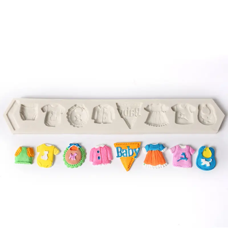 Clothing mould for baby decoration tools