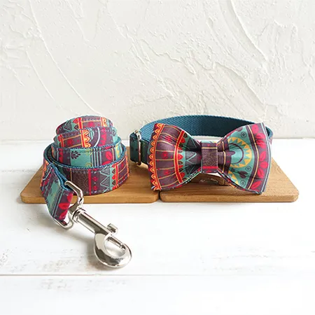 Pet bow tie collar jewelry Bowtie Collar Leash - Shop at LoveMi