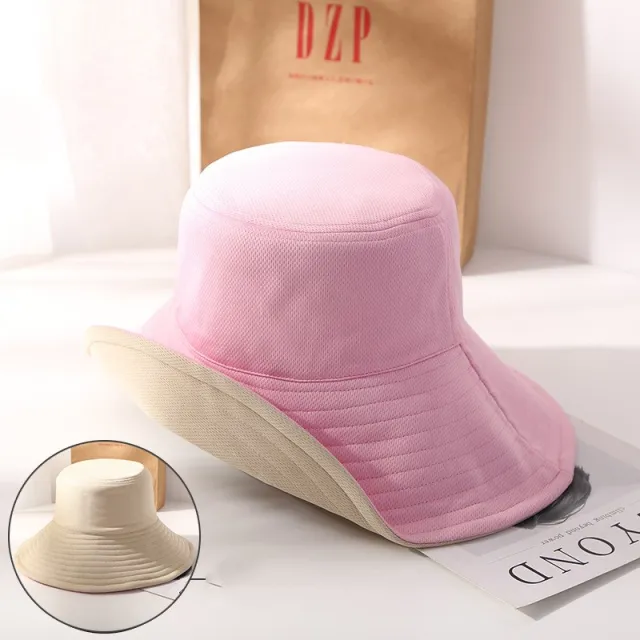 sunscreen hat fisherman''s hat Pink Beige - Shop at LoveMi