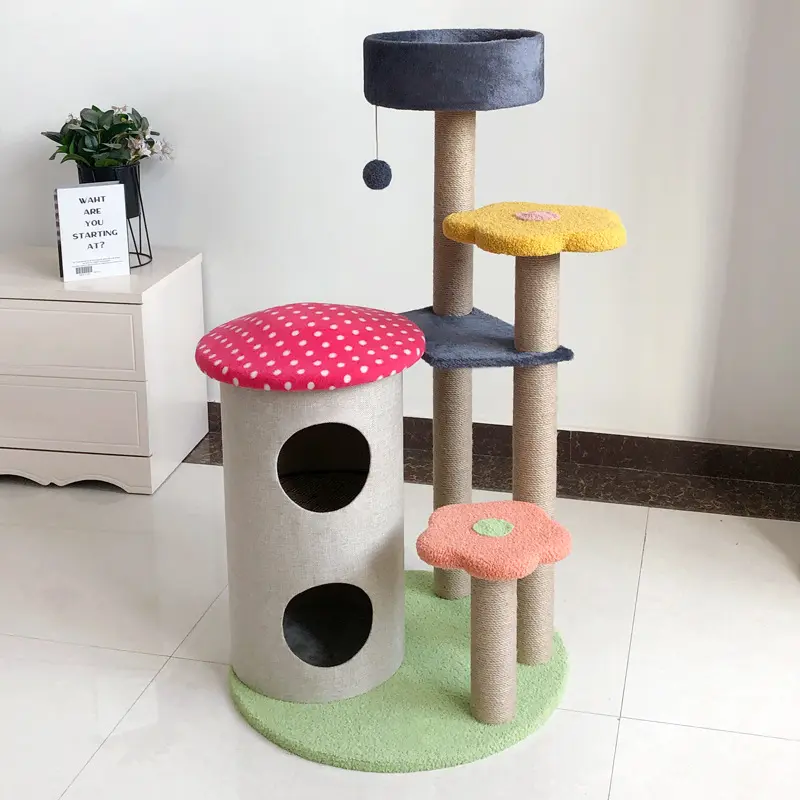 Cat Tower Scratch Board Wear-resistant Climbing Tree
