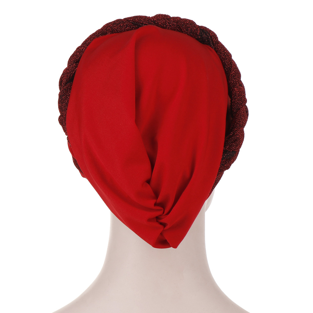 Milk silk can hide hair turban hat