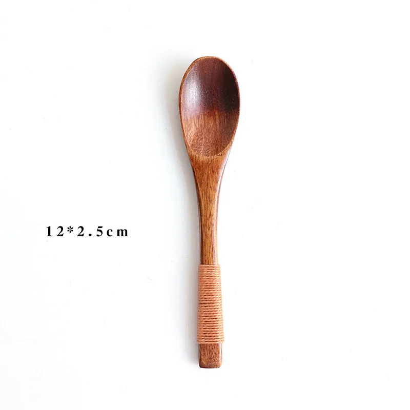 Wooden spoon baby eating spoon - Khaki