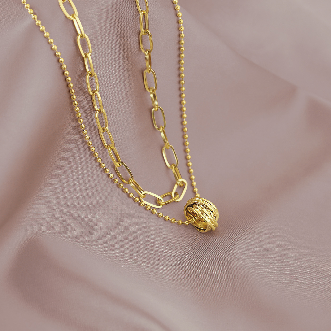 Fashion brand hip-hop necklace female clavicle chain