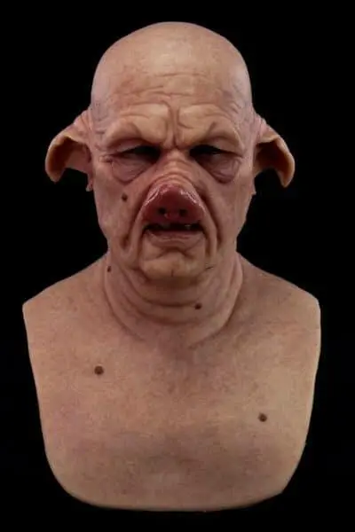 Latex animal props adult props mask headgear - Pig
